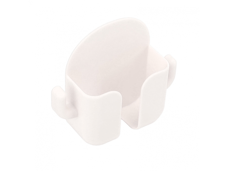 Support mural autocollant pour téléphone portable, support de charge pour la maison, le bureau, la chambre (blanc) - Conforama A