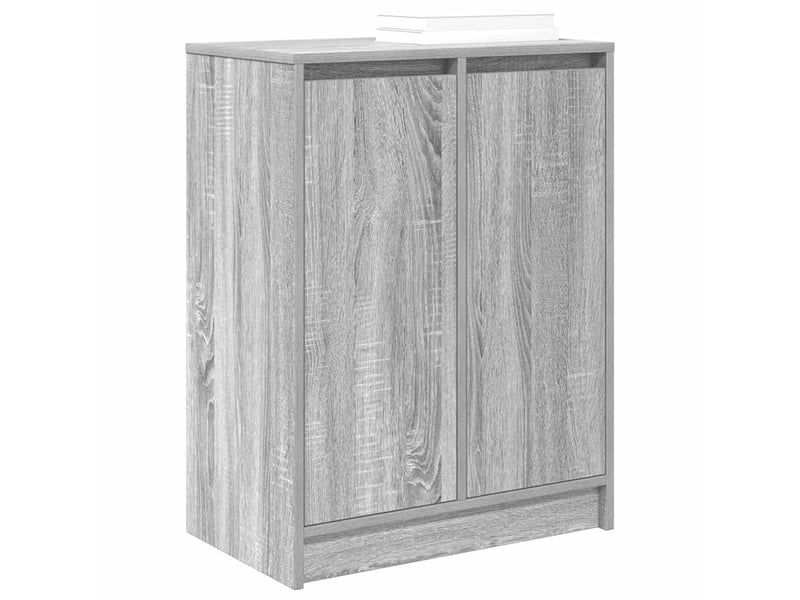  Meuble à chaussure, armoire à chaussures sonoma gris 57x34x76 cm bois d'ingénierie  - Conforama D