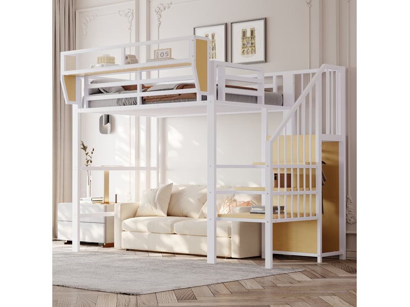  Lit coffre 90x200cm, 2 tiroirs, éclairage led, usb type-c, lit adulte, finition velours, tête de lit longue, gris foncé, sans matelas  - Conforama B