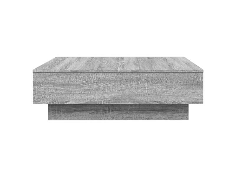  Table basse - table de salon - table à thé sonoma gris 90x90x28 cm bois d'ingénierie  - Conforama E