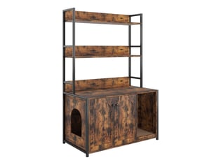Bibliotheque coloris marron VIVRYN - 89.5 cm x 132 cm