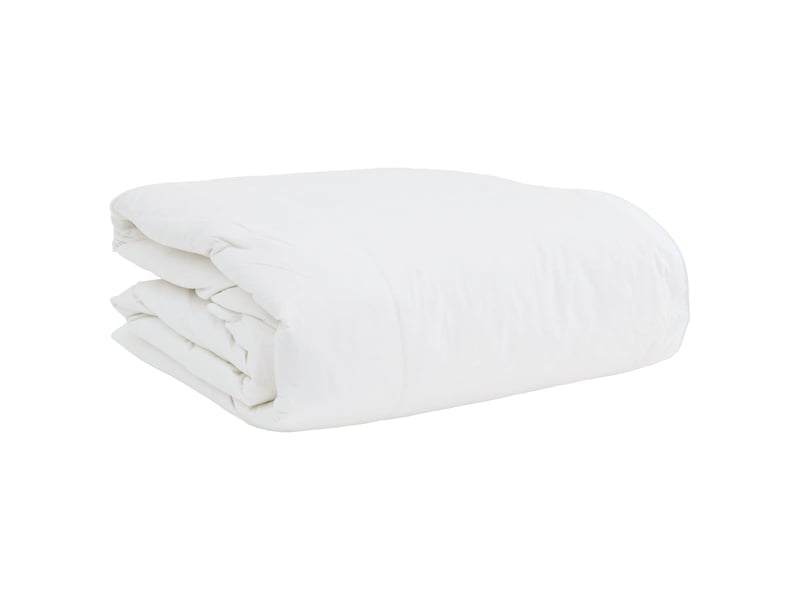  Duvet 2-en-1 avec oreiller 2 pcs - couette blanc plume de canard  - Conforama D