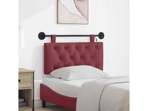 Tete de lit A poser largeur 100 cm   rouge