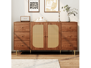 Meuble tv coloris marron 160 cm MEUBLIV  