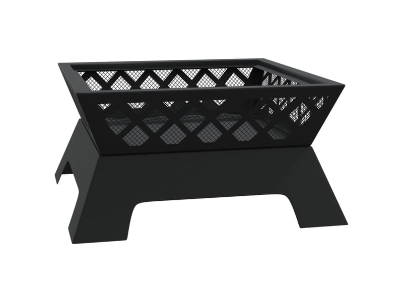 Brasero exterieur, foyer camping avec tisonnier 50 cm xxl acier shl2800  - Conforama E