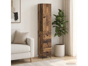 Armoire <strong></strong> <strong></strong> coloris bois clair largeur 34.5 cm