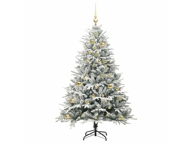  Sapin de noël, arbre de noël artificiel pré-éclairé avec ensemble de boules shl2972  - Conforama D