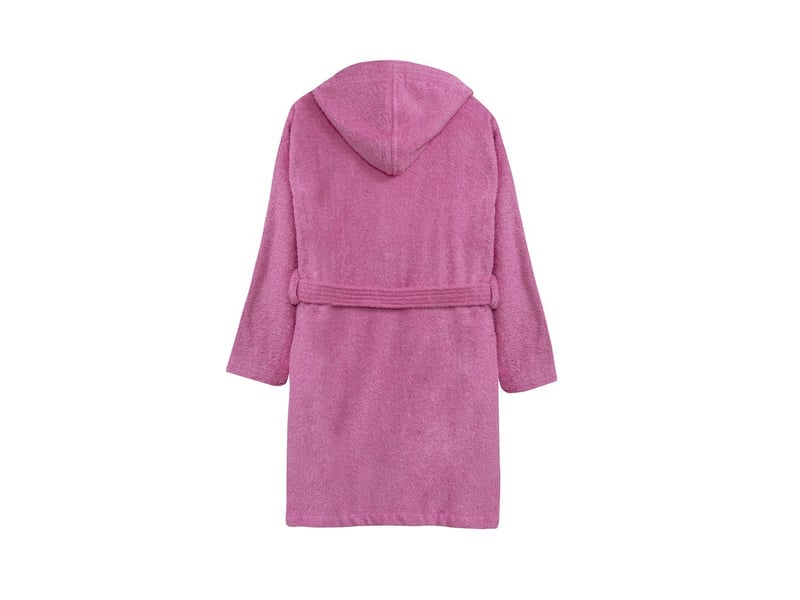  Peignoir de bain enfant interbaby taille 10-12 ans - fuchsia - coton éponge, boîte cadeau 00516-T10-12-28 - Conforama D