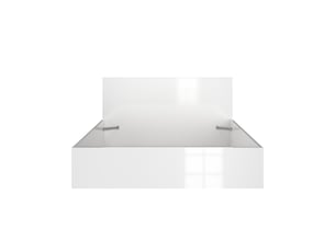 Lit super héros 180x200 cm   TITAN coloris Blanc brillant