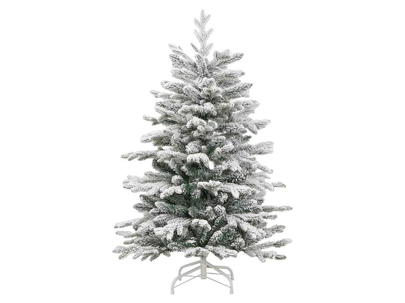 Sapin de noël - arbre de noël artificiel à branches articulées blanc 150 cm - Conforama E