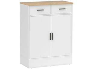 Buffet 2 porte(s)  2 tiroir(s) UVRION   - 68.6 cm coloris blanc 