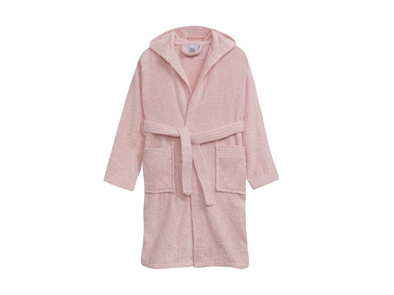 Peignoir de bain enfant interbaby taille 10-12 ans - rose - coton éponge, boîte cadeau 00516-T10-12-02 - Conforama C