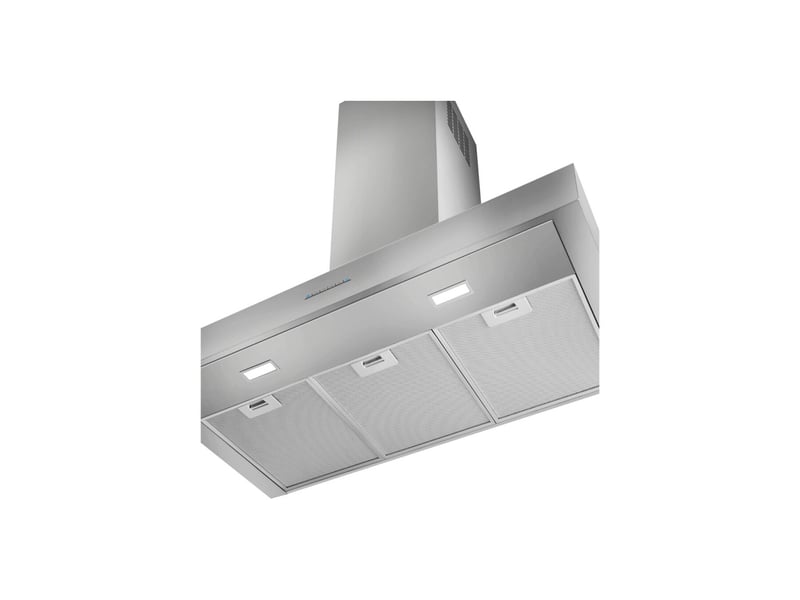  Hotte décorative murale cheminée 90 cm inox 4 vitesses avec mode intensif 4776682 - Conforama C