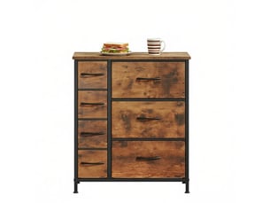 Buffet 0 porte(s) 7 tiroir(s) - 63.5 cm coloris marron