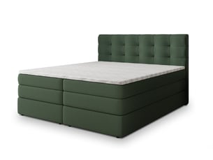 Lit avec rangement 160x200 cm <strong>MASSENO</strong> <strong></strong> coloris vert