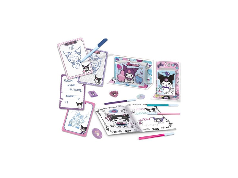  Sac a dos ecole enfant activités créatives kuromi avec pages a colorier et crayons LIS8008324119691 - Conforama C