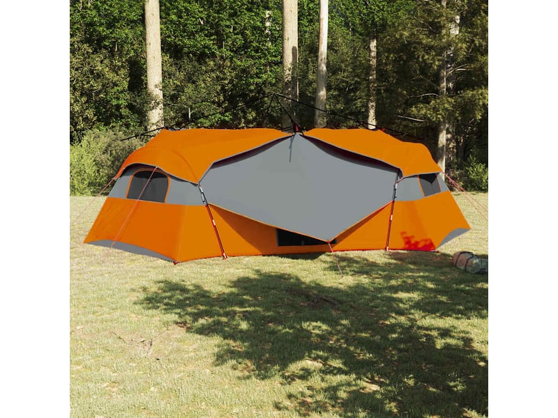  Tente intérieure 8 personne gris et orange taffetas  - Conforama B