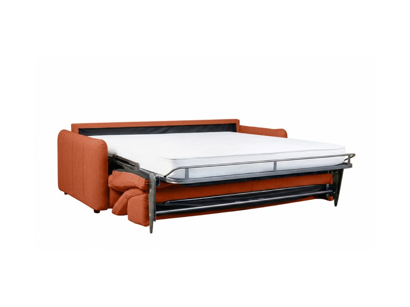 Canapé roma 2 places convertible avec relax électrique en tissu - terracotta ROMA - Conforama B
