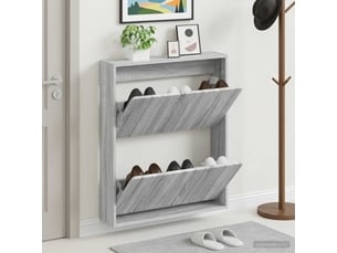 Meuble à chaussures 3 paire(s)  <strong></strong>  <strong></strong> coloris gris