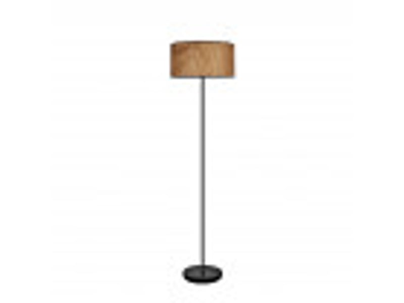 Lampadaire fabrilamp tapiro e27 coloris pergaminonoir 162 x 40 x 40 cm 178441002 - Conforama B