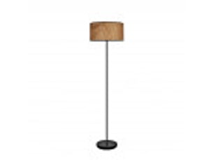 Lampadaire fabrilamp tapiro e27 coloris pergaminonoir 162 x 40 x 40 cm