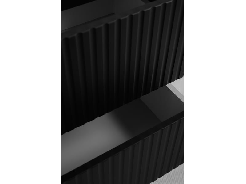  Meuble sous vasque suspendu linea 120 cm noir  - Conforama W