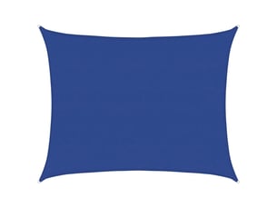 Voile d'ombrage - voile d'ombre - voile parasol 160 gm² rectangulaire bleu 6x7 m pehd
