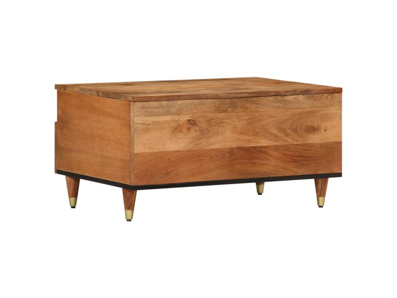  Table basse - table de salon - table à thé 80x54x40 cm bois de manguier massif  - Conforama E