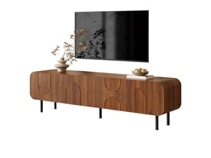 Meuble tv coloris marron 180 cm <strong>OXEZA</strong>  <strong></strong>