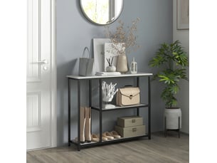 Console 0 tiroir(s) coloris blanc WISHDOR