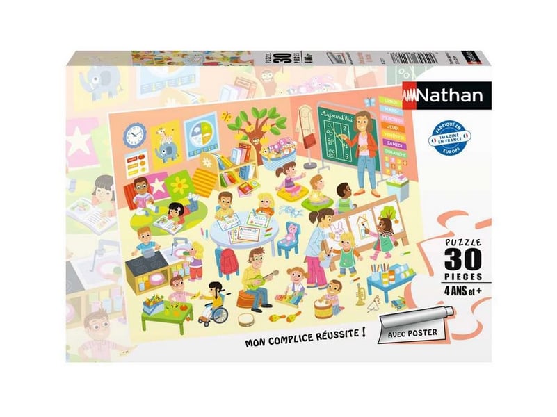  Puzzle une journee a l ecole 30pcs 86217 - Conforama A