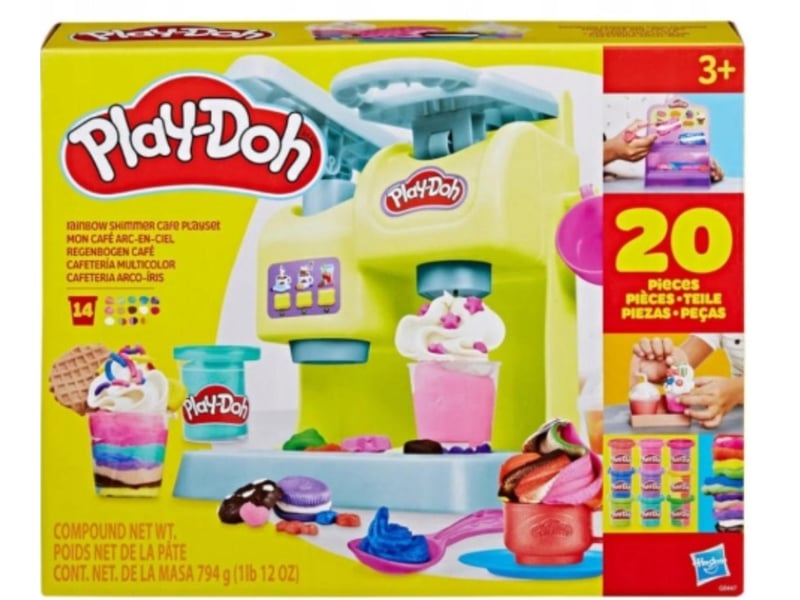  Pâte à modeler play-doh hasbro g0447 - le café arc-en-ciel 5010996262332 - Conforama C