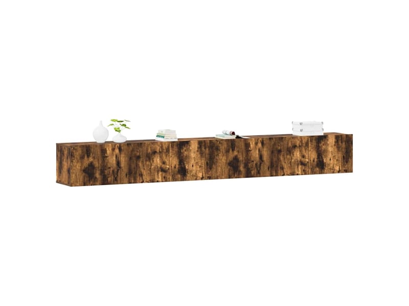  Ensemble de meubles tv 3 pcs chêne fumé bois d'ingénierie shl69301  - Conforama C
