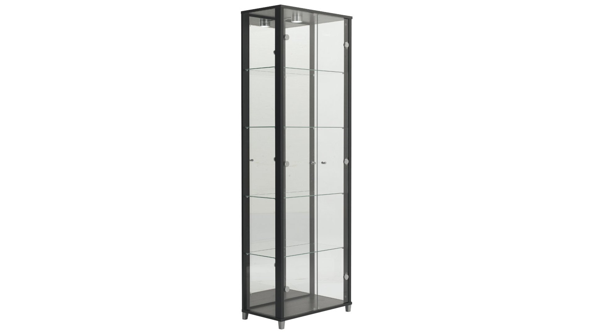 Vitrine PAROS III coloris noir noir 172 Conforama