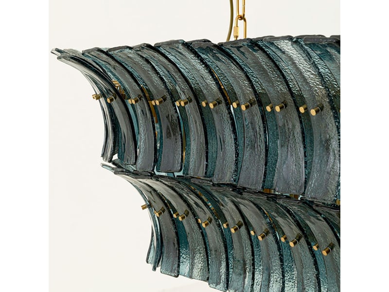 suspension venezia bleue 130cm  - Conforama B