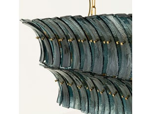 suspension venezia bleue 130cm