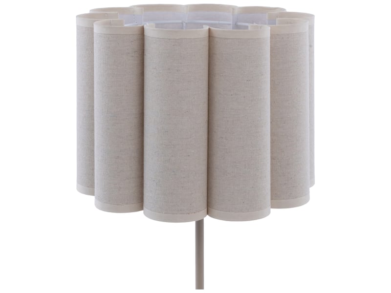 Lampe Métal 47 cm beige LOUISE - Conforama K
