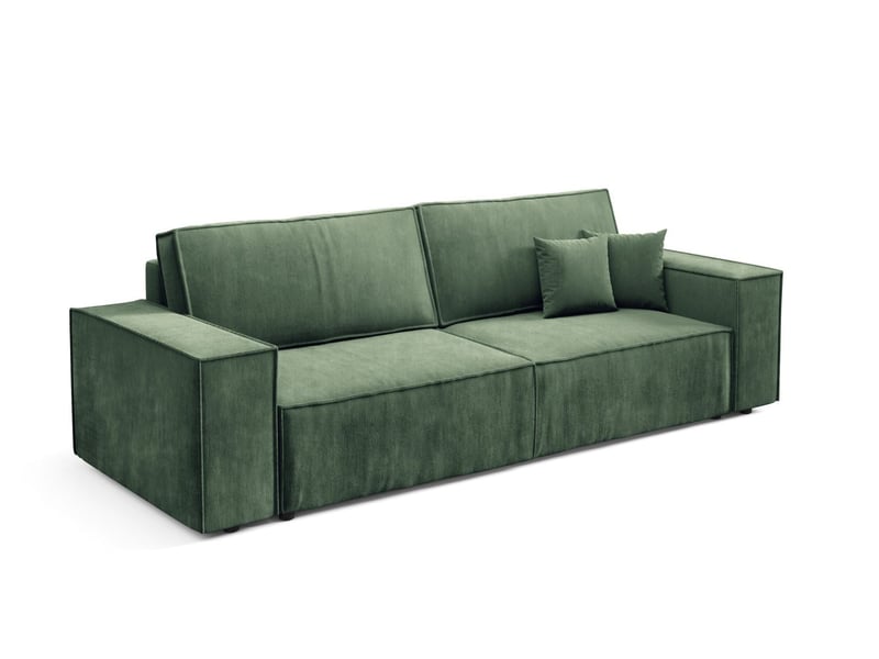  Canapé convertible mille mini vert  - Conforama C