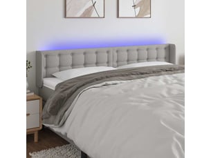 Tete de lit A poser largeur 183 cm <strong></strong> <strong></strong> argenté