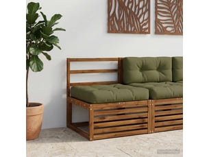 Coussin de siège, coussin d'assise 1 pièce vianen 100 % polyester vert olive cf55797