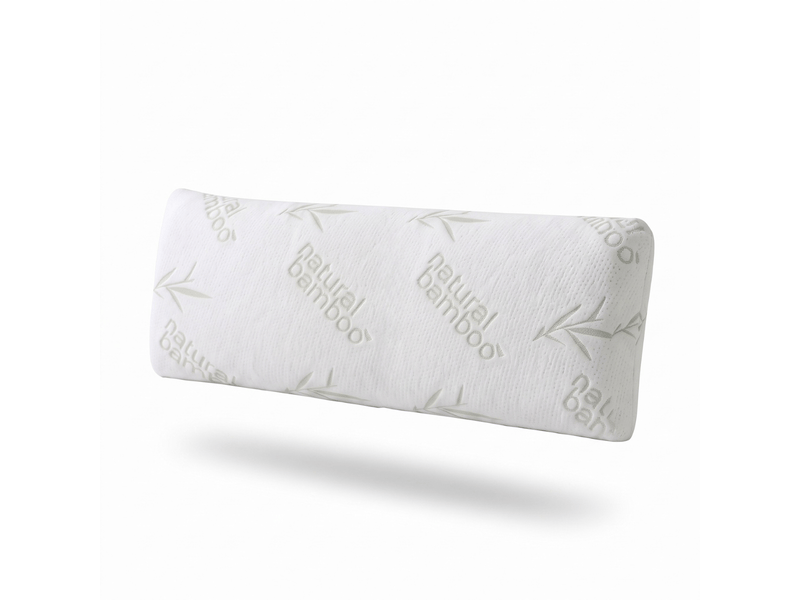  Traversin ergonomique mémoire de forme - 140 x 35 cm - housse bambou - collection naturelle C06-TRV07 135/40 - Conforama A