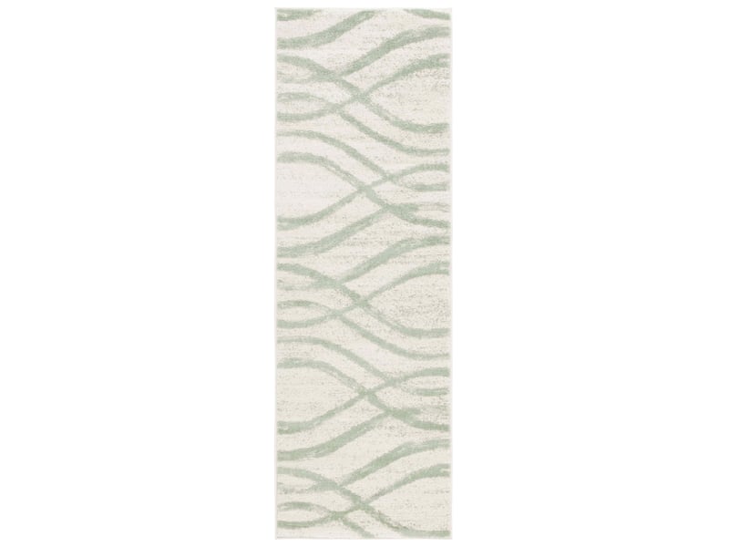  Tapis polypropylène ivoire sauge 76 x 183 cm  - Conforama A
