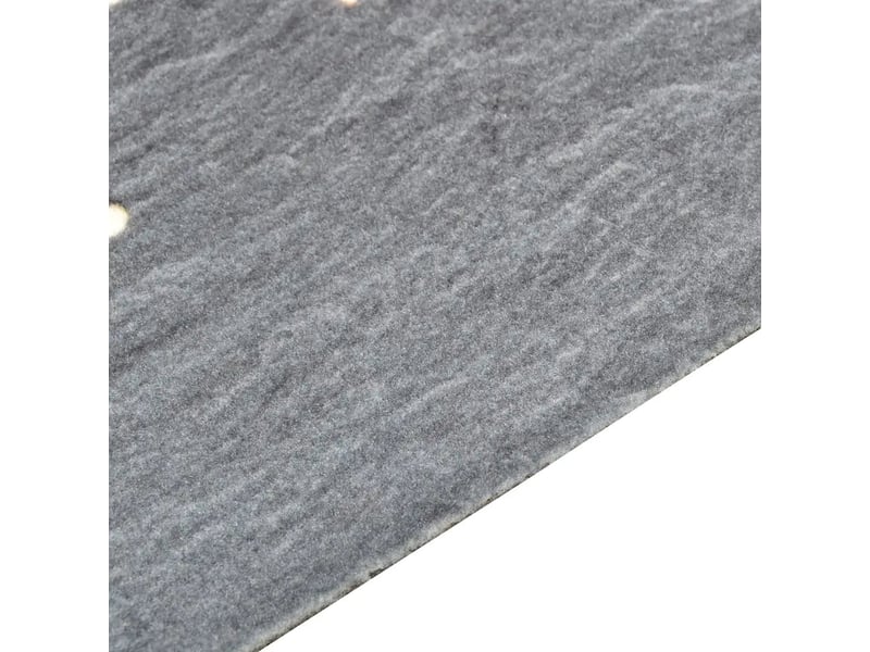  Tapis de sol rectangulaire lavable cuisine couloir 150 x 45 cm antidérapant ambiance moderne en polyamide gris 02_0046525  - Conforama D