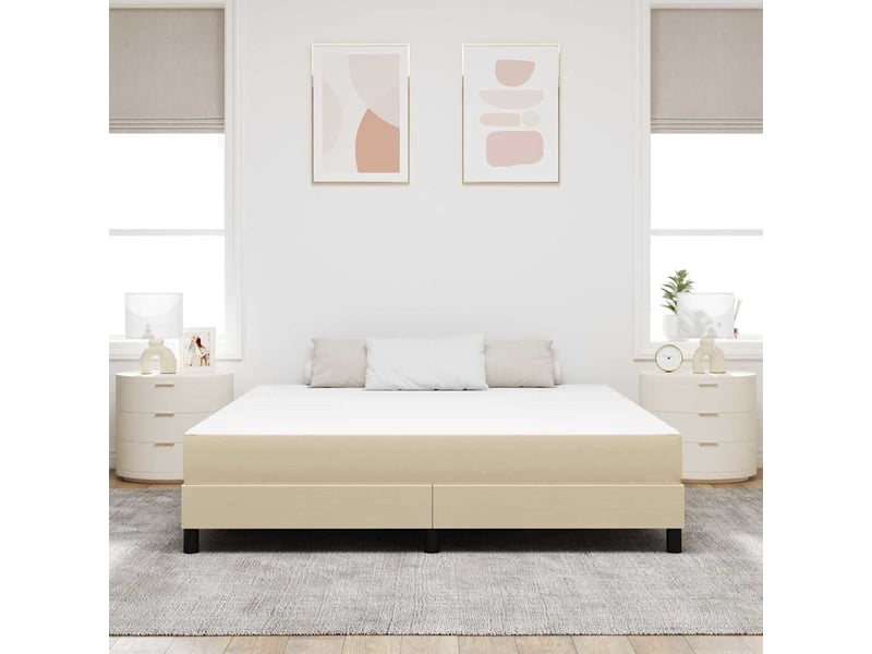  Lit double- lit adulte -  matelas de lit avec matelas sauge 180 x 200 cm tissu  - Conforama B