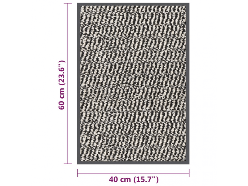  Paillasson touffeté 40x60 cm marron clair - comfortxl 326943 - Conforama E