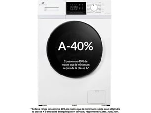 Lave linge ouverture hublot CONTINENTAL EDISON CELL10140WA40 - 10 kg 1400 trs/min profondeur 65 cm