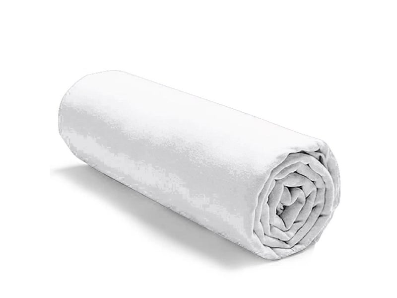  Drap housse uni 100% coton 57 filscm² - fabrication française – grand bonnet 30 cm – doux et durable – couleur grand teint  - Conforama A