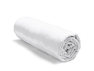 Drap housse uni 100% coton 57 filscm² - fabrication française – grand bonnet 30 cm – doux et durable – couleur grand teint