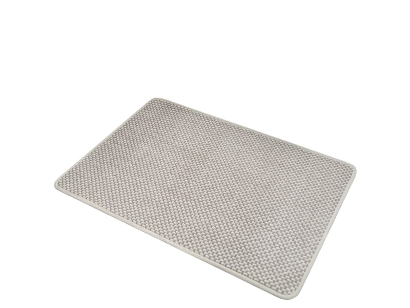  Tapis de bain en chenille antidérapant - 43,2 x 61 cm - beige  - Conforama A