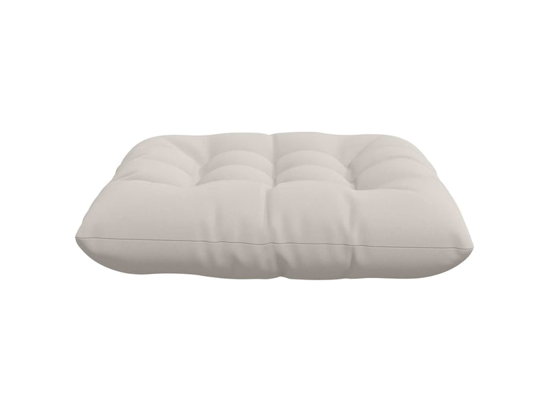 Lot de 4 coussins de siège, coussins d'assise vianen 100 % polyester blanc cf60822 - Conforama D